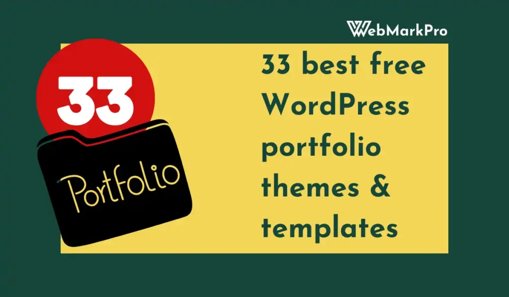 33 best free WordPress portfolio themes & templates