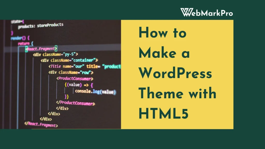 Create a Custom Theme WordPress using HTML5