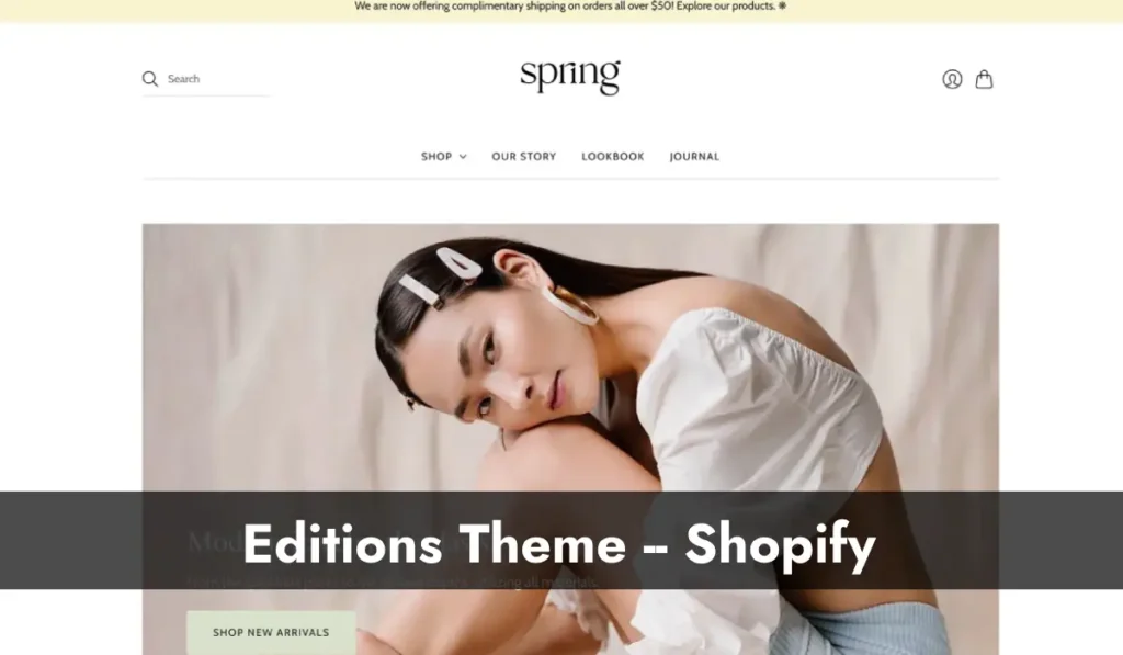 Editions Shopify theme