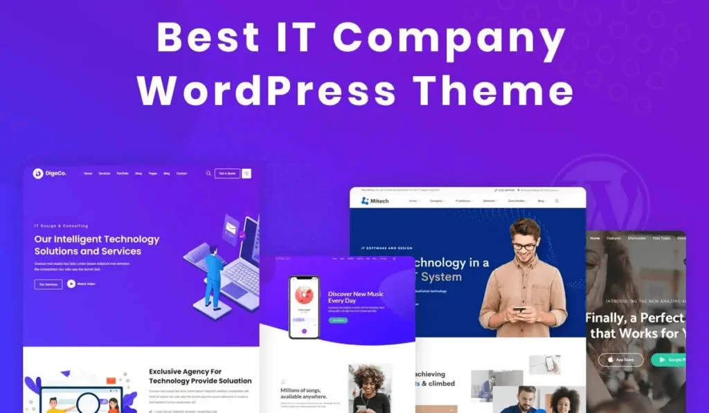 free wordpress themes for it company