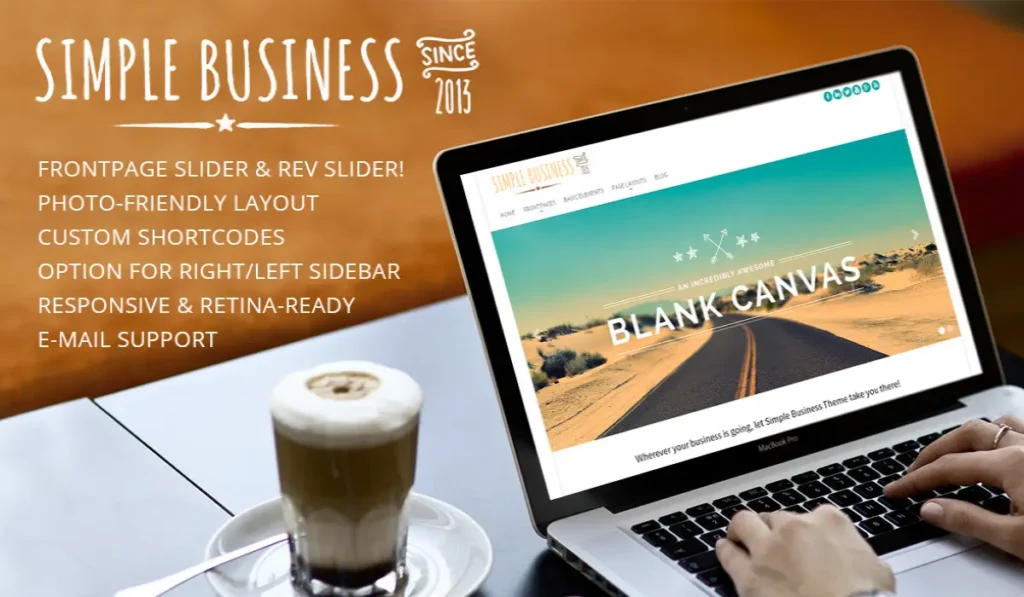 simple business theme