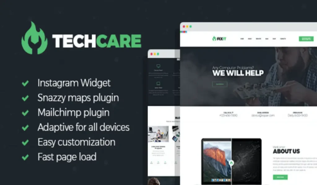 tech care lite theme