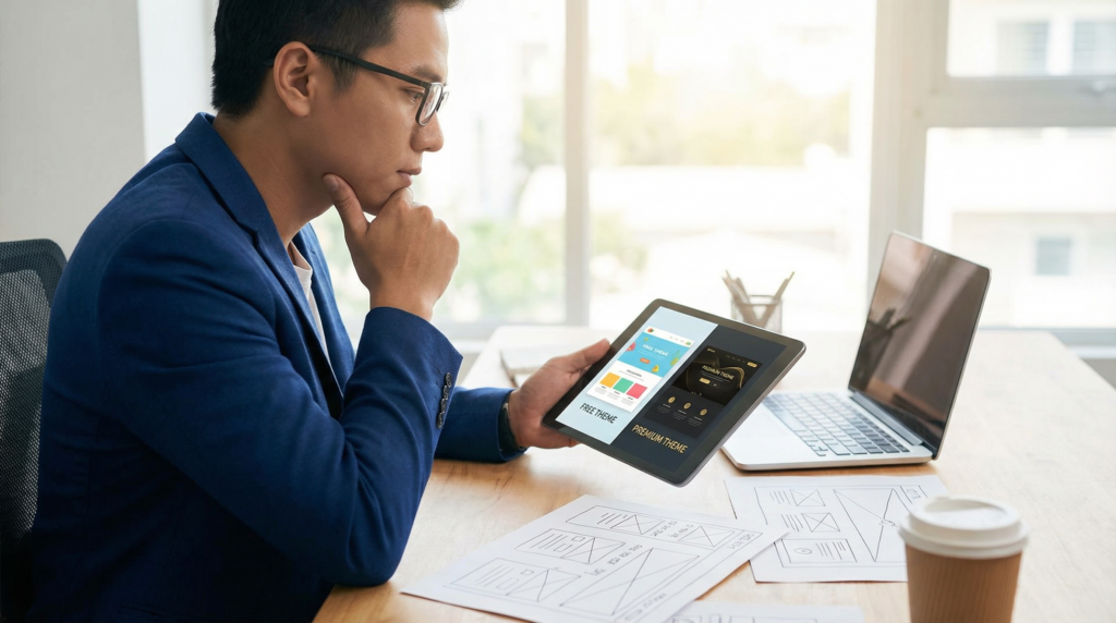 Introduction to Free vs. Paid WordPress Themes